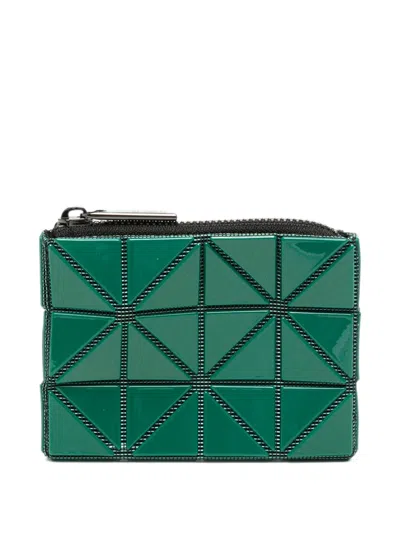 Bao Bao Issey Miyake Geometric-panelled Passport Case In Green