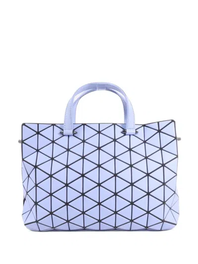 Pre-owned Bao Bao Issey Miyake Geometric-panelled Tote Bag In Purple