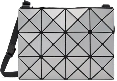Bao Bao Issey Miyake Gray & Silver Lucent W Color Bag In 98-lt.gray X Silver