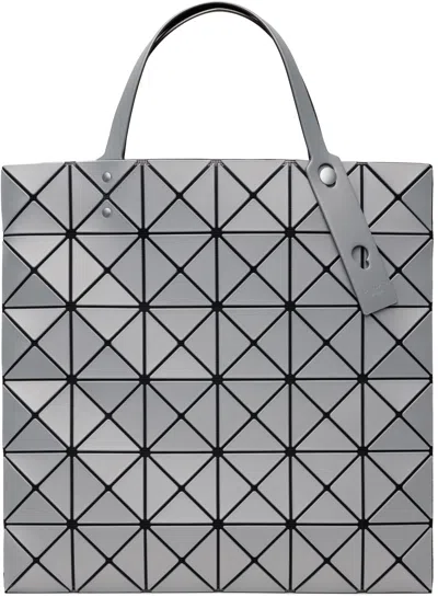 Bao Bao Issey Miyake Gray & Silver Lucent W Color Tote In 98-lt.gray X Silver
