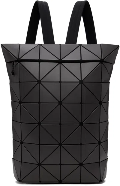 Bao Bao Issey Miyake Grey Blocky Backpack In Black