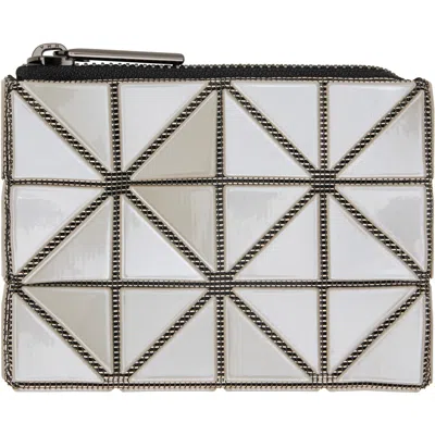 Bao Bao Issey Miyake Gray Cassette Card Holder In 05-pearl Gray