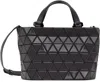 Bao Bao Issey Miyake Gray Crystal Gloss Bag