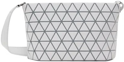 Bao Bao Issey Miyake Gray Crystal Matte Shoulder Bag In 11-lt.gray