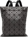 Bao Bao Issey Miyake Gray Flat Pack Backpack
