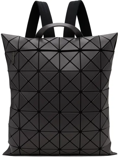 Bao Bao Issey Miyake Grey Flat Pack Backpack In Black