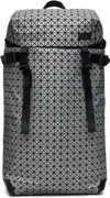 Bao Bao Issey Miyake Gray Hiker Reflector Backpack In Silver