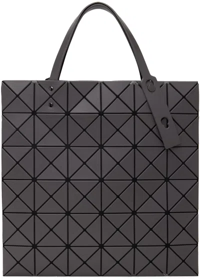Bao Bao Issey Miyake Gray Lucent Matte Tote In 14-charcoal Gray