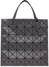 BAO BAO ISSEY MIYAKE GRAY LUCENT MATTE TOTE BAG