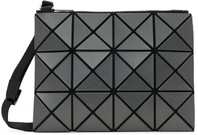 Bao Bao Issey Miyake Gray Lucent Metallic Bag In 94-gunmetal