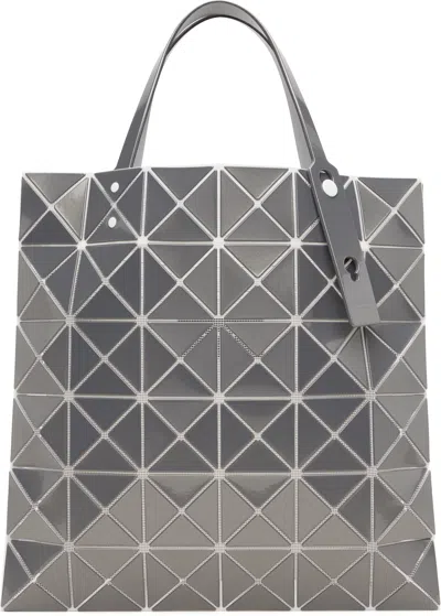 Bao Bao Issey Miyake Gray Lucent Metallic Tote