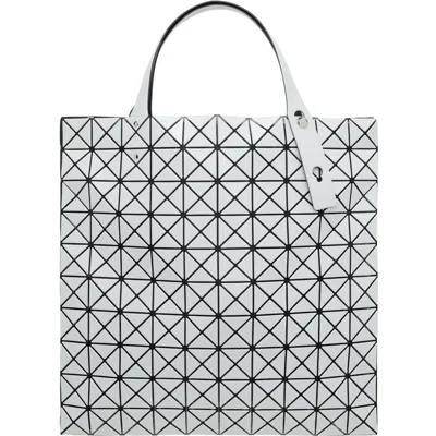 Bao Bao Issey Miyake Gray Prism Gloss Tote In 07-misty Gray