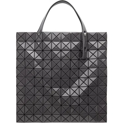 Bao Bao Issey Miyake Gray Prism Gloss Tote In 14-charcoal Gray