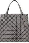 Bao Bao Issey Miyake Gray Prism Matte-2 Tote In 12 Gray