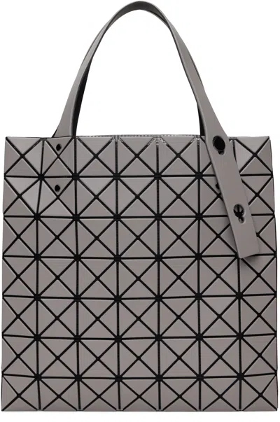 Bao Bao Issey Miyake Gray Prism Matte-2 Tote In Grey