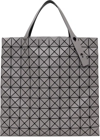 Bao Bao Issey Miyake Gray Prism Matte-2 Tote In 12 Gray