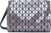Bao Bao Issey Miyake Purple Row Metallic Shoulder Bag In 12-one-tone Gray