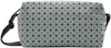 Bao Bao Issey Miyake Gray Saddle Bag In 11-lt.gray