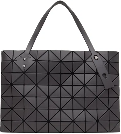 Bao Bao Issey Miyake Gray Small Rock Matte Tote In 14-charcoal Gray