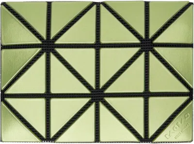 Bao Bao Issey Miyake Green & Yellow Bifold Card Holder In 68-lt.green X Yellow