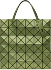 Bao Bao Issey Miyake Green & Yellow Lucent W Color Tote In 68-lt.green X Lt.yel