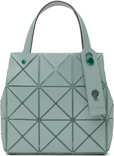 Bao Bao Issey Miyake Green Carat Small Tote In 64-ash Green