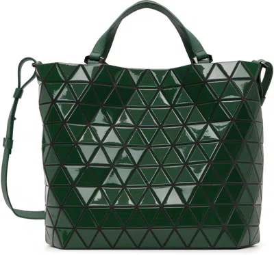 BAO BAO ISSEY MIYAKE GREEN CRYSTAL GLOSS BAG