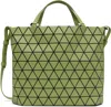 Bao Bao Issey Miyake Green Crystal Matte Bag