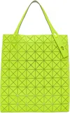 Bao Bao Issey Miyake Green Prism Plus Tote In 55 Yellow Green