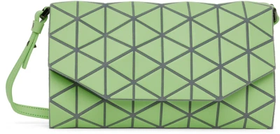 Bao Bao Issey Miyake Green Tonneau Matte Bag