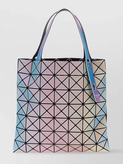 Bao Bao Issey Miyake Illusion Geometric Iridescent Top Handles Tote Bag