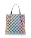 Bao Bao Issey Miyake Illusion Geometric Iridescent Top Handles Tote Bag In Multi