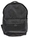 Bao Bao Issey Miyake Geometric Pattern Leather Backpack With Padded Shoulder Straps In Black