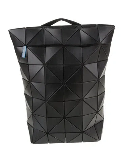 Pre-owned Bao Bao Issey Miyake Leather Backpack In Black