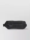 Bao Bao Issey Miyake Geometric Design Leather Shoulder Bag With Textured Surface