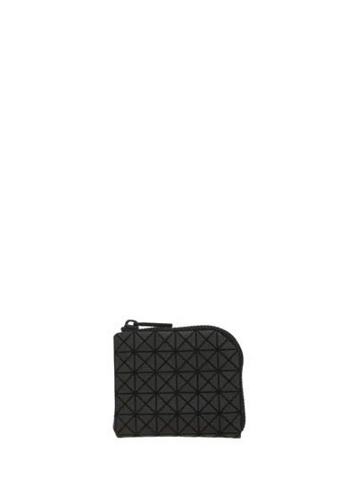 Bao Bao Issey Miyake Leather Wallet In Black