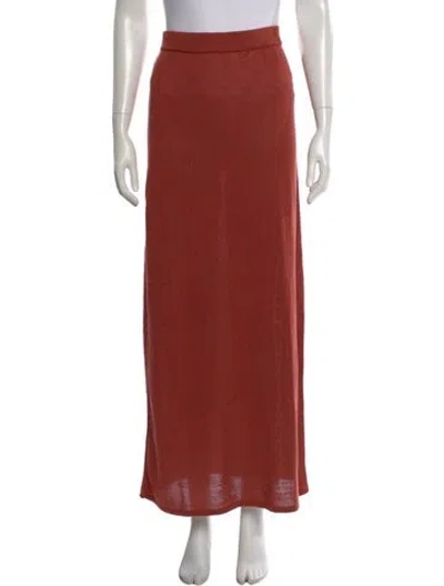 Pre-owned Bao Bao Issey Miyake Long Skirt W/ Tags In Orange