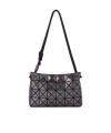 Bao Bao Issey Miyake Gunmetal Loop Metallic Shoulder Bag In Bronze