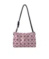 Bao Bao Issey Miyake Loop Metallic  Shoulder Bag In Light Pink