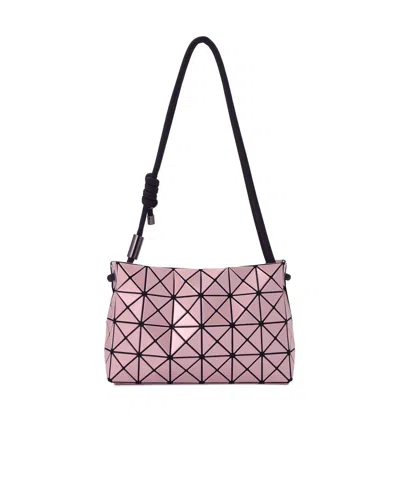 Bao Bao Issey Miyake Loop Metallic  Shoulder Bag In Light Pink