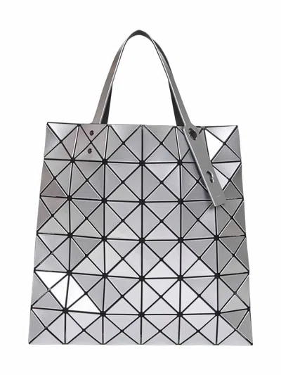 Bao Bao Issey Miyake Lucent Bao Bao Handbag In Silver