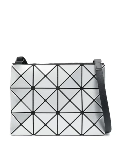 Bao Bao Issey Miyake Lucent Geometric-panel Crossbody Bag In Silver