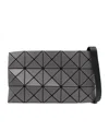 Bao Bao Issey Miyake Lucent Matte Geometric-panel Crossbody Bag In Black