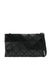 Bao Bao Issey Miyake Lucent Matte Geometric-panel Crossbody Bag In Schwarz