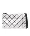 Bao Bao Issey Miyake Gray Carton Matte Shoulder Bag In White