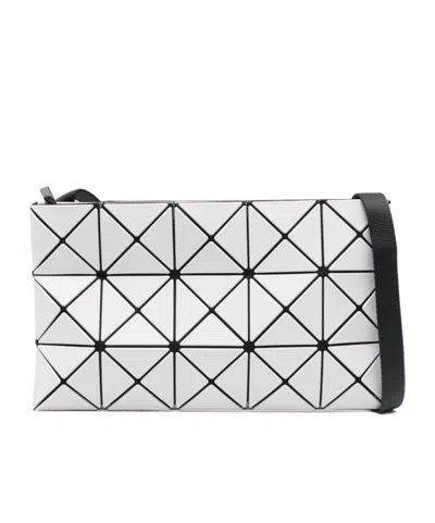 Bao Bao Issey Miyake Lucent Geo Tile Crossbody Clutch Bag In Silver