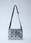 Bao Bao Issey Miyake Men Lucent Crossbody Bag In Silver