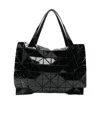Bao Bao Issey Miyake 'lucent Flap' Clutch In Black