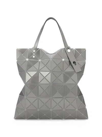 Bao Bao Issey Miyake Lucent Flap Geometric-panelled Tote Bag In Gray
