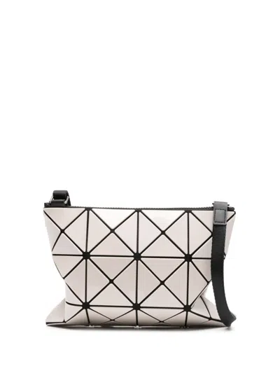 Bao Bao Issey Miyake Lucent Geometric-panel Crossbody Bag In Beige